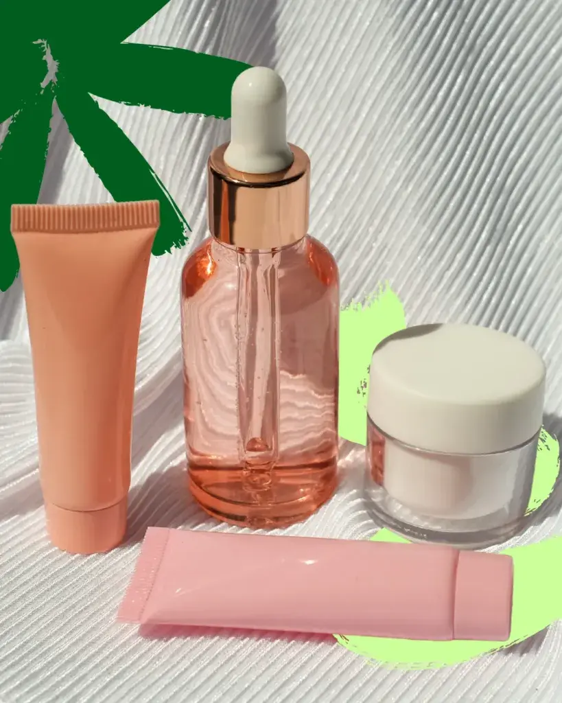 Clean ingredient skincare serums and creams